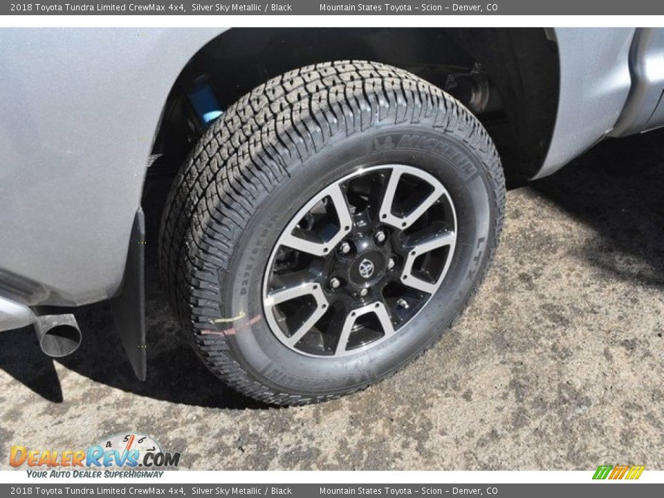 2018 Toyota Tundra Limited CrewMax 4x4 Silver Sky Metallic / Black Photo #35