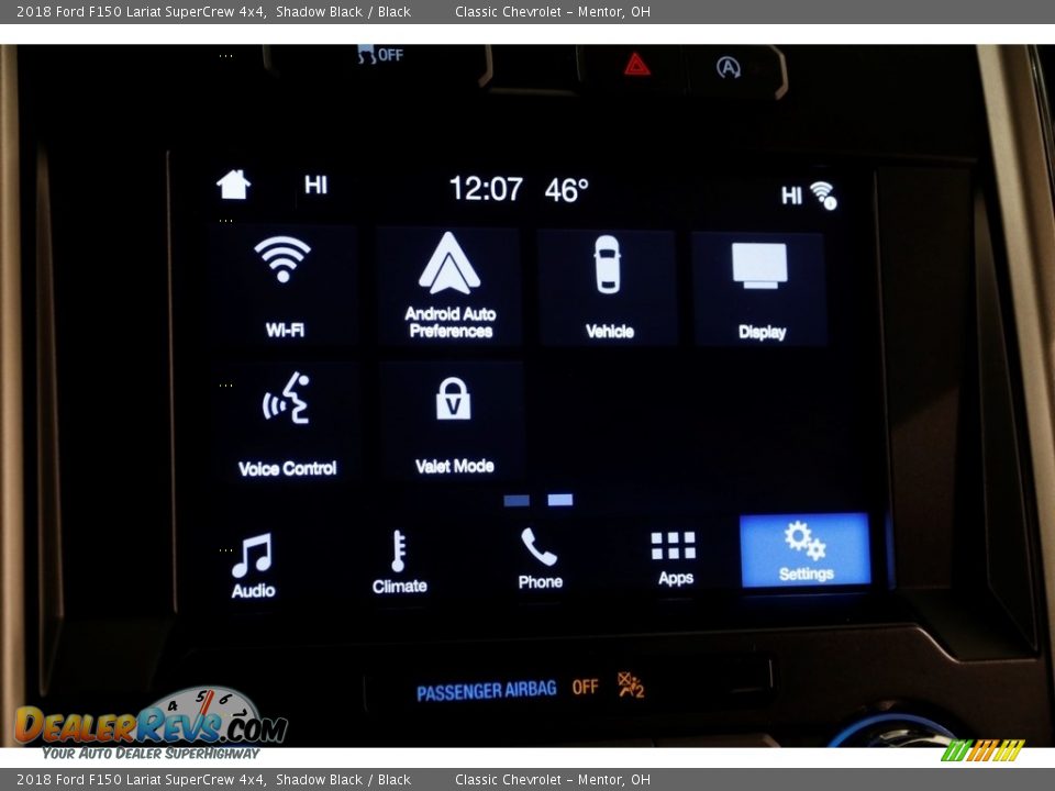 2018 Ford F150 Lariat SuperCrew 4x4 Shadow Black / Black Photo #18