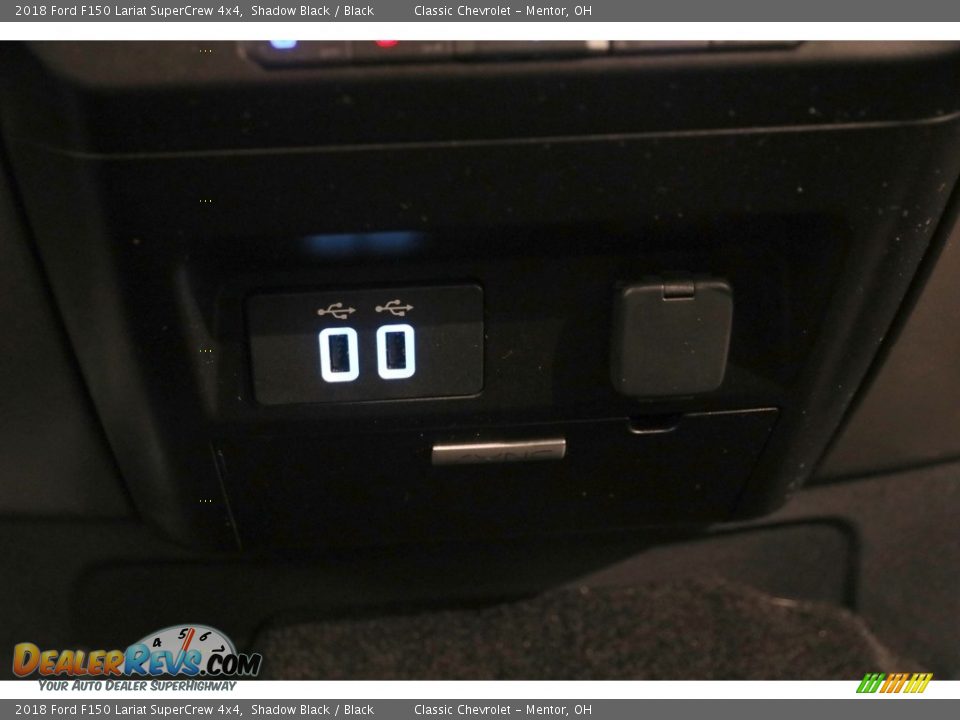 2018 Ford F150 Lariat SuperCrew 4x4 Shadow Black / Black Photo #19