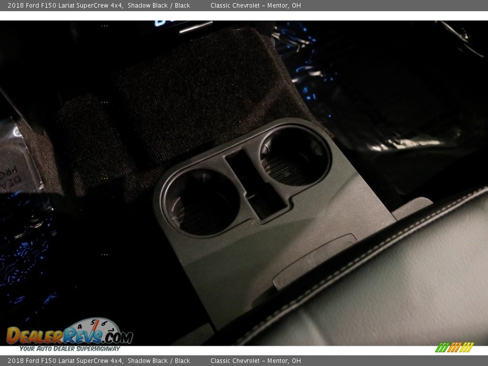 2018 Ford F150 Lariat SuperCrew 4x4 Shadow Black / Black Photo #20