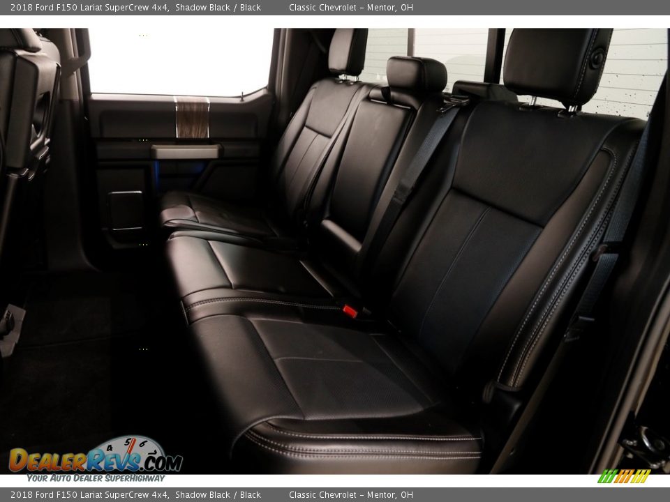 2018 Ford F150 Lariat SuperCrew 4x4 Shadow Black / Black Photo #23