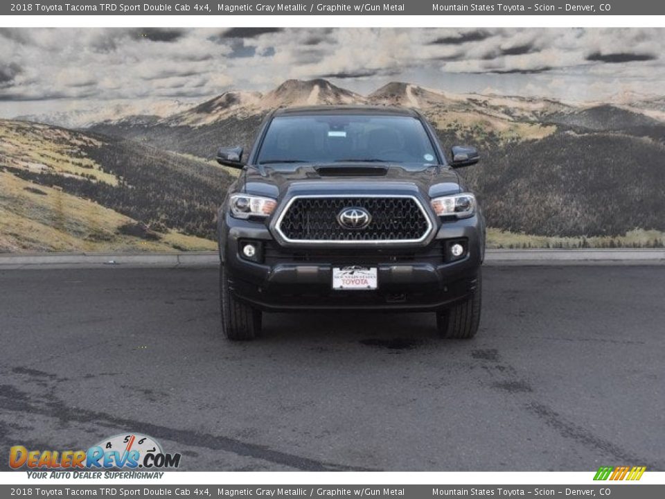 2018 Toyota Tacoma TRD Sport Double Cab 4x4 Magnetic Gray Metallic / Graphite w/Gun Metal Photo #2