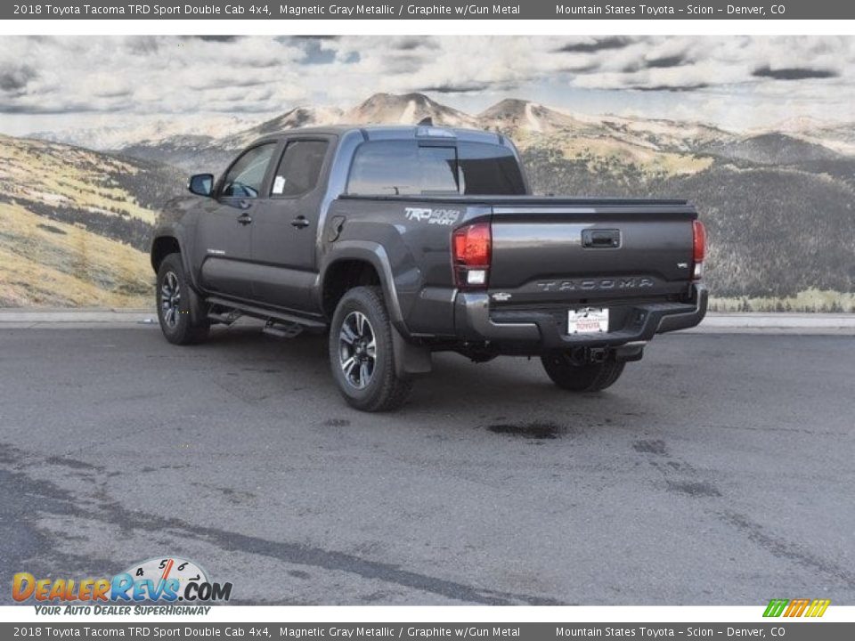 2018 Toyota Tacoma TRD Sport Double Cab 4x4 Magnetic Gray Metallic / Graphite w/Gun Metal Photo #3