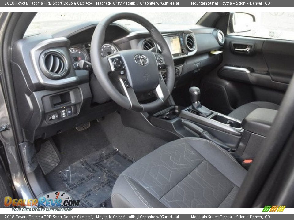 2018 Toyota Tacoma TRD Sport Double Cab 4x4 Magnetic Gray Metallic / Graphite w/Gun Metal Photo #5