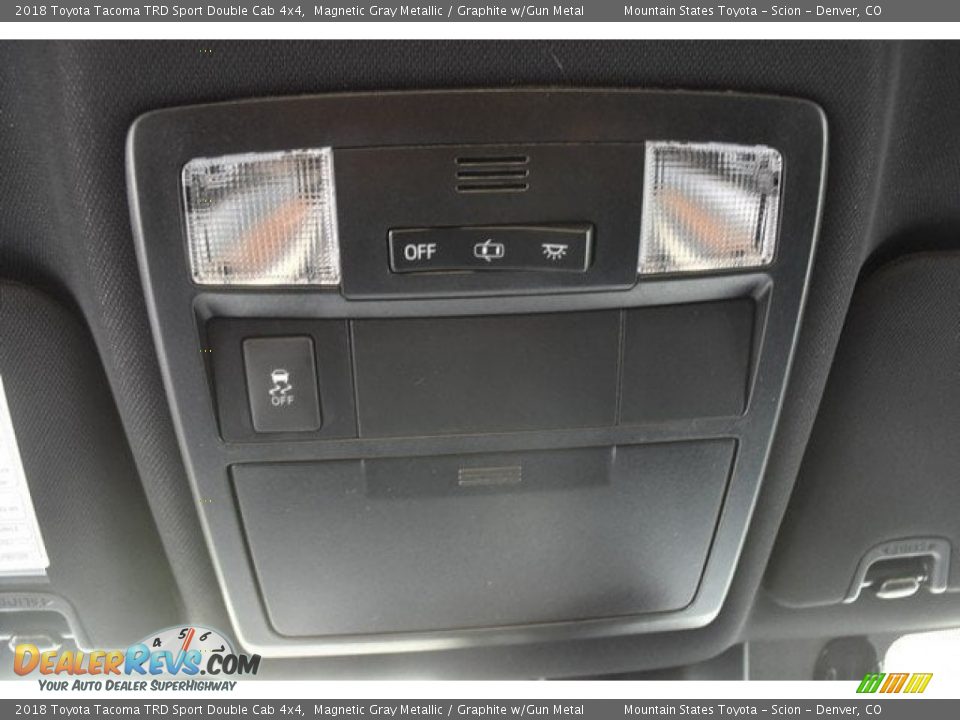 2018 Toyota Tacoma TRD Sport Double Cab 4x4 Magnetic Gray Metallic / Graphite w/Gun Metal Photo #9