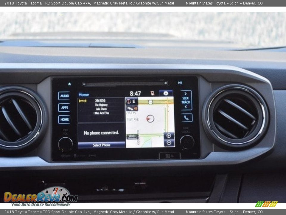 2018 Toyota Tacoma TRD Sport Double Cab 4x4 Magnetic Gray Metallic / Graphite w/Gun Metal Photo #10