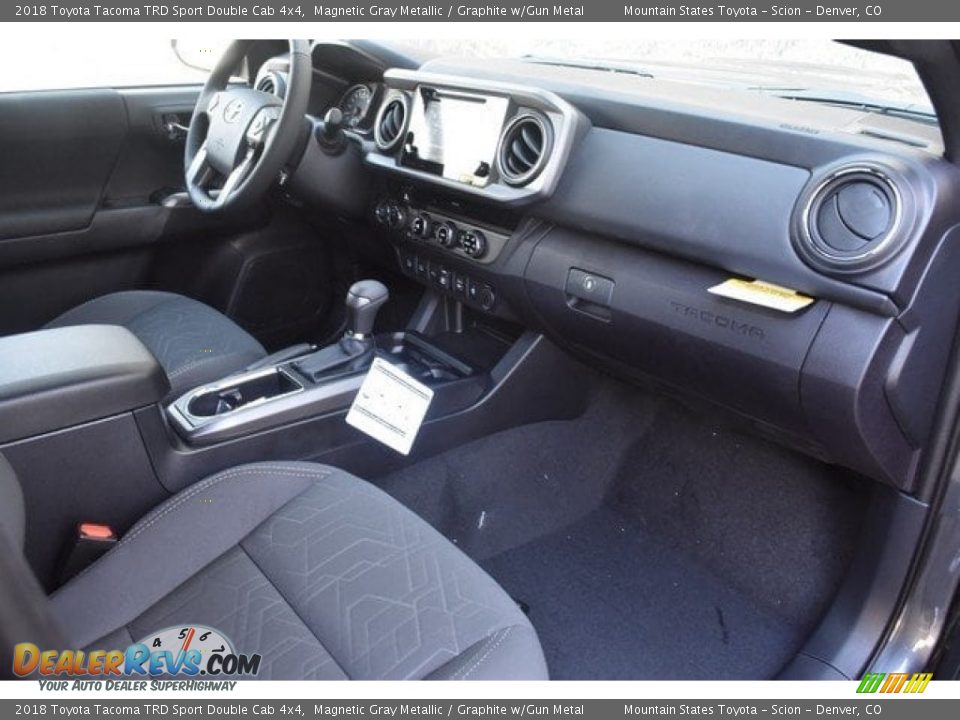 2018 Toyota Tacoma TRD Sport Double Cab 4x4 Magnetic Gray Metallic / Graphite w/Gun Metal Photo #11