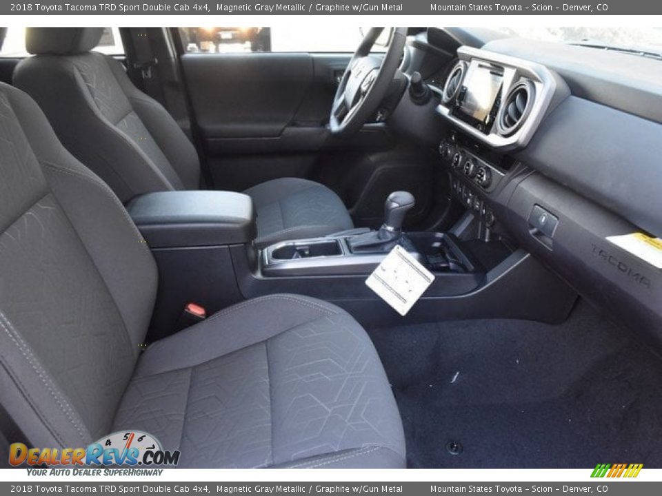 2018 Toyota Tacoma TRD Sport Double Cab 4x4 Magnetic Gray Metallic / Graphite w/Gun Metal Photo #12