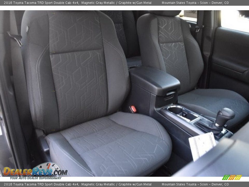 2018 Toyota Tacoma TRD Sport Double Cab 4x4 Magnetic Gray Metallic / Graphite w/Gun Metal Photo #13