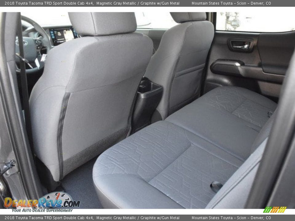 2018 Toyota Tacoma TRD Sport Double Cab 4x4 Magnetic Gray Metallic / Graphite w/Gun Metal Photo #14