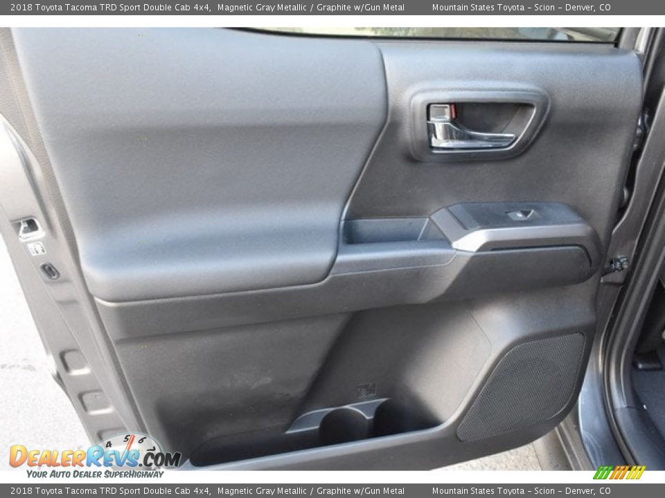 2018 Toyota Tacoma TRD Sport Double Cab 4x4 Magnetic Gray Metallic / Graphite w/Gun Metal Photo #21