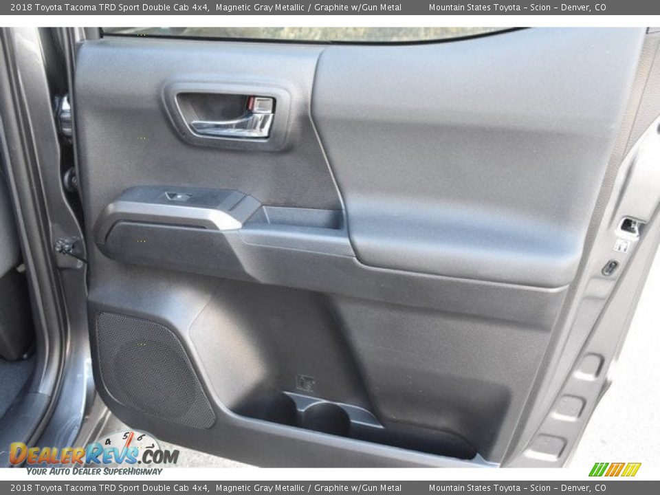2018 Toyota Tacoma TRD Sport Double Cab 4x4 Magnetic Gray Metallic / Graphite w/Gun Metal Photo #23