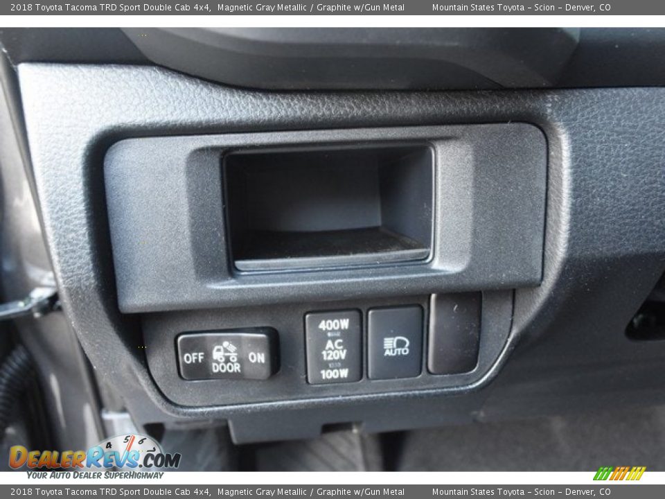 2018 Toyota Tacoma TRD Sport Double Cab 4x4 Magnetic Gray Metallic / Graphite w/Gun Metal Photo #25