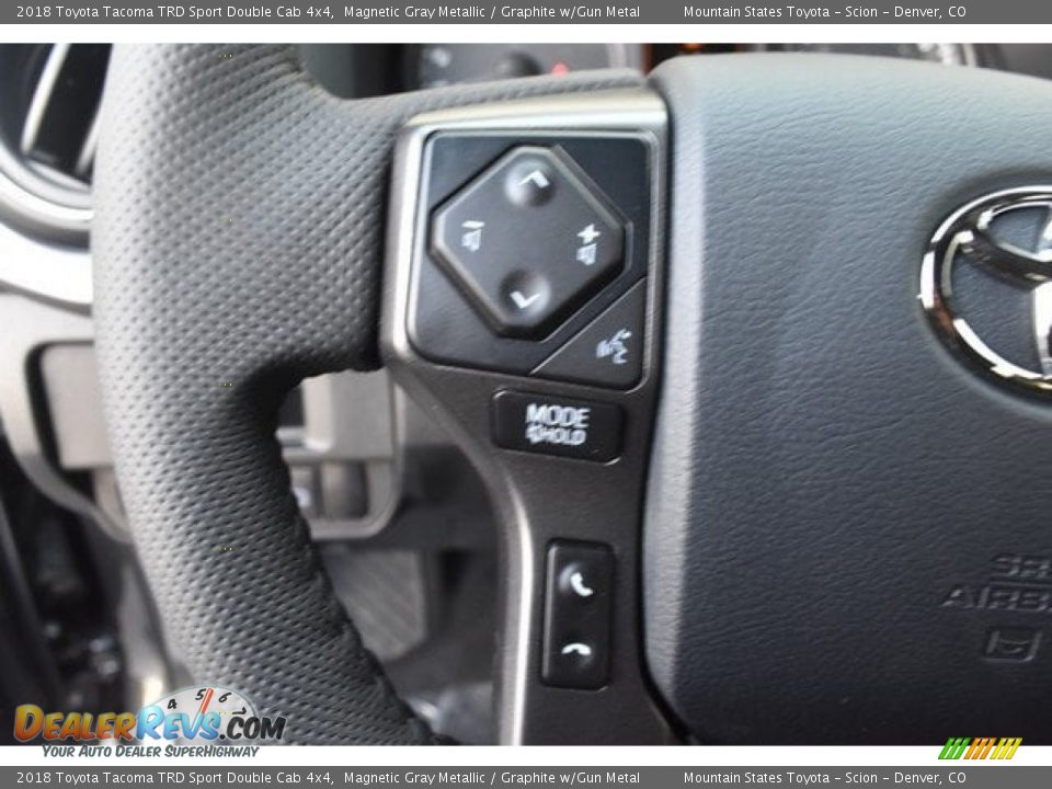 2018 Toyota Tacoma TRD Sport Double Cab 4x4 Magnetic Gray Metallic / Graphite w/Gun Metal Photo #26