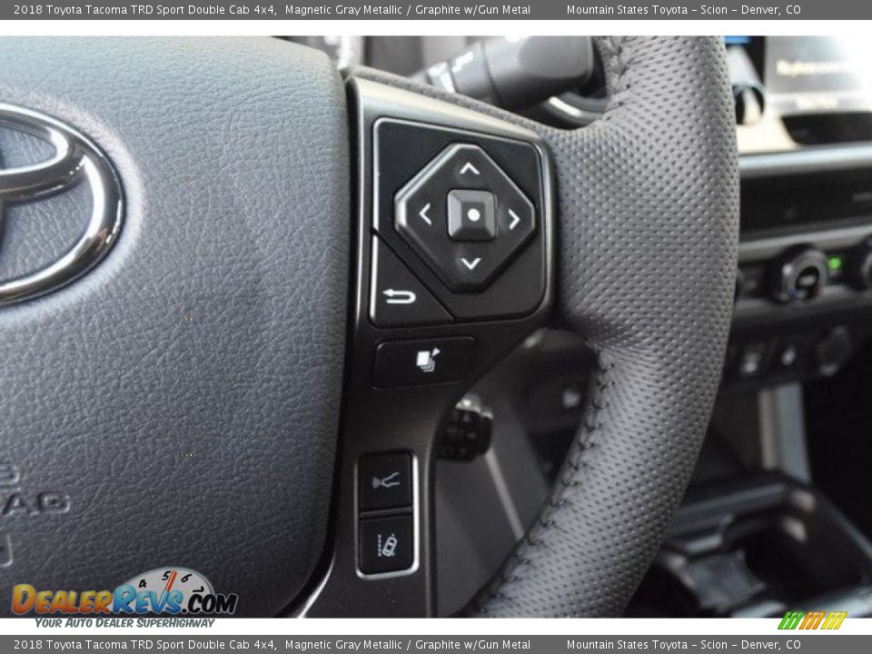 2018 Toyota Tacoma TRD Sport Double Cab 4x4 Magnetic Gray Metallic / Graphite w/Gun Metal Photo #27