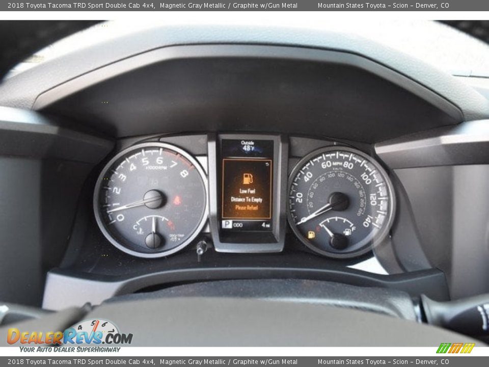 2018 Toyota Tacoma TRD Sport Double Cab 4x4 Magnetic Gray Metallic / Graphite w/Gun Metal Photo #28