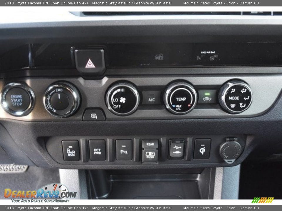 2018 Toyota Tacoma TRD Sport Double Cab 4x4 Magnetic Gray Metallic / Graphite w/Gun Metal Photo #29