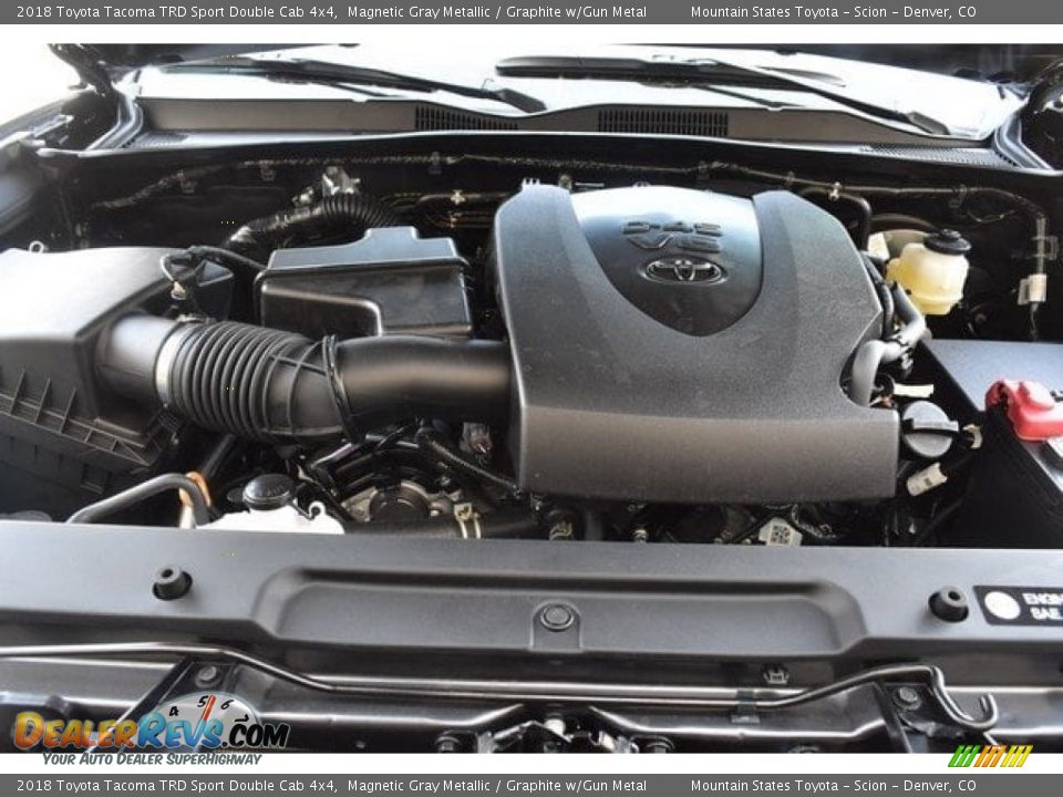 2018 Toyota Tacoma TRD Sport Double Cab 4x4 Magnetic Gray Metallic / Graphite w/Gun Metal Photo #31
