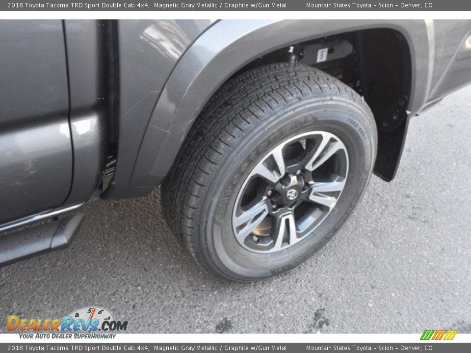 2018 Toyota Tacoma TRD Sport Double Cab 4x4 Magnetic Gray Metallic / Graphite w/Gun Metal Photo #33