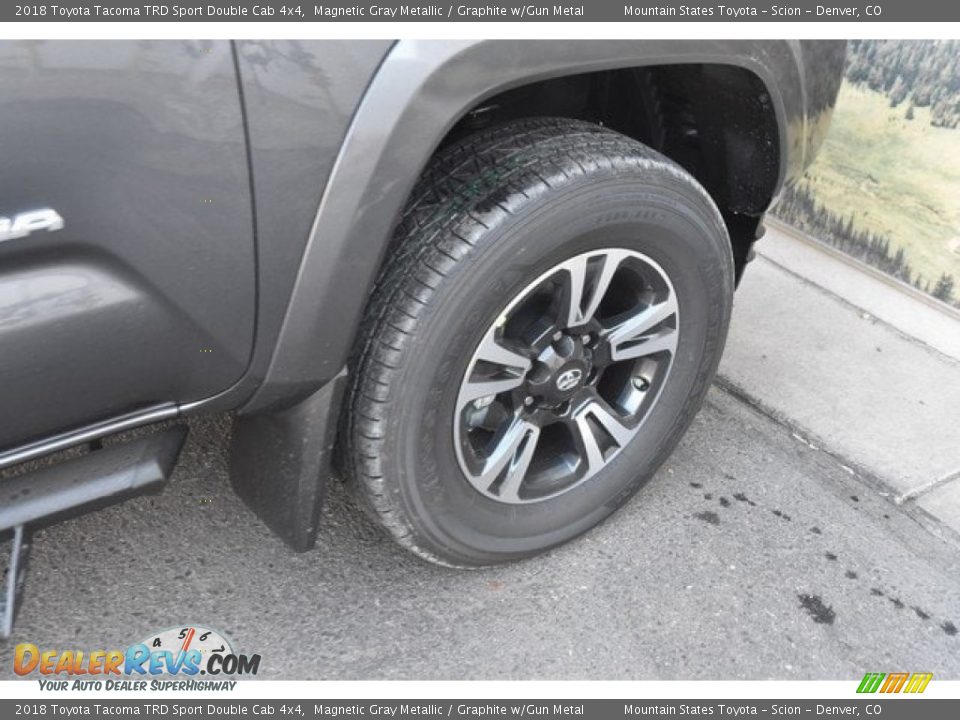 2018 Toyota Tacoma TRD Sport Double Cab 4x4 Magnetic Gray Metallic / Graphite w/Gun Metal Photo #35