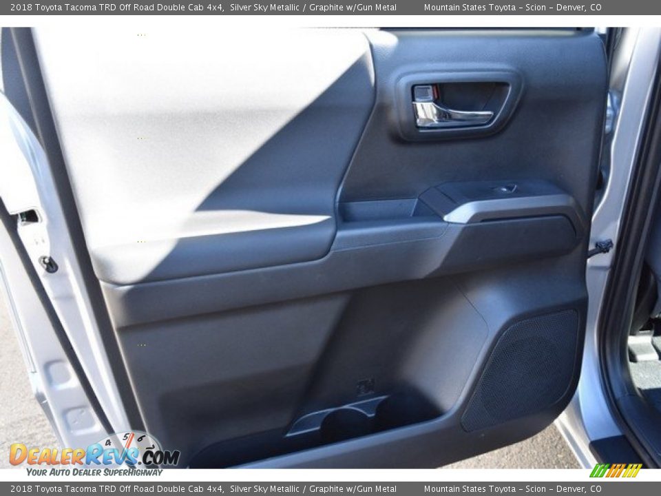 2018 Toyota Tacoma TRD Off Road Double Cab 4x4 Silver Sky Metallic / Graphite w/Gun Metal Photo #20