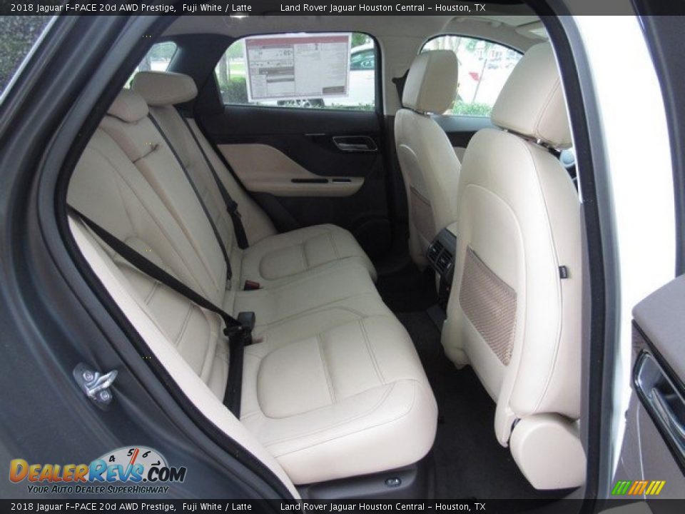 2018 Jaguar F-PACE 20d AWD Prestige Fuji White / Latte Photo #19