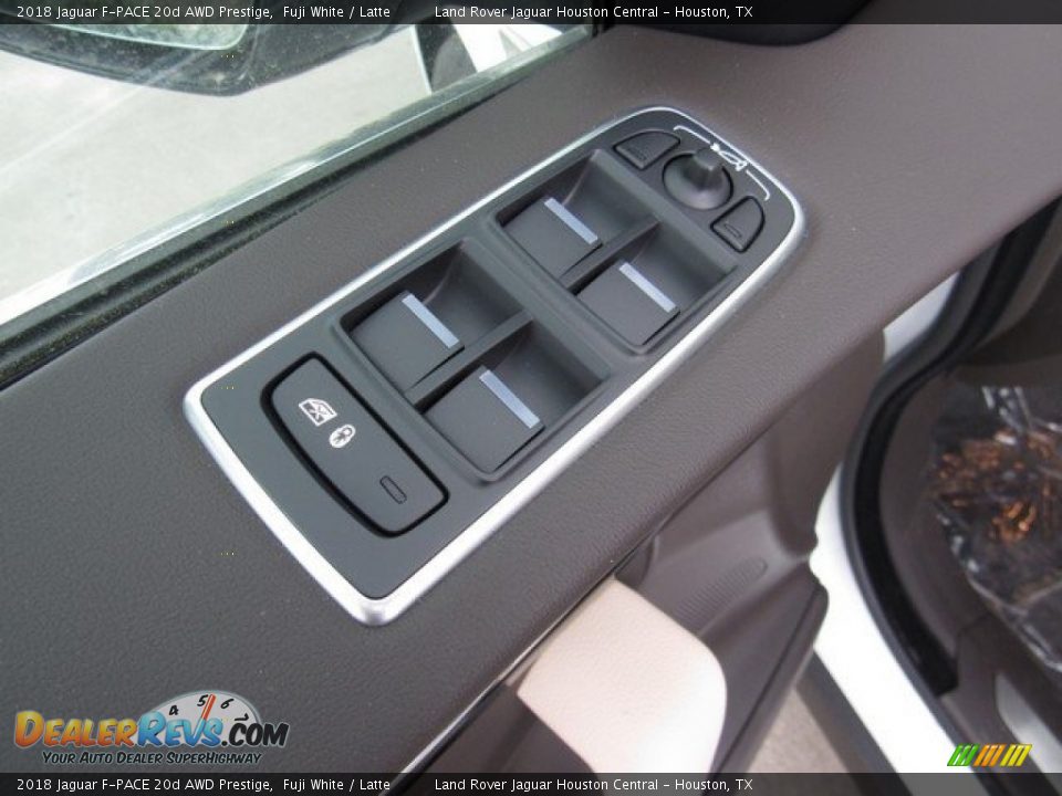 2018 Jaguar F-PACE 20d AWD Prestige Fuji White / Latte Photo #24