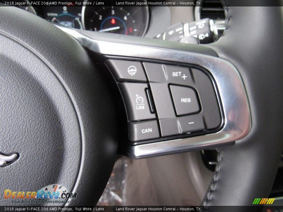 2018 Jaguar F-PACE 20d AWD Prestige Fuji White / Latte Photo #29