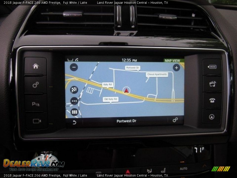 2018 Jaguar F-PACE 20d AWD Prestige Fuji White / Latte Photo #32