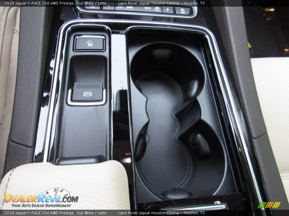 2018 Jaguar F-PACE 20d AWD Prestige Fuji White / Latte Photo #35