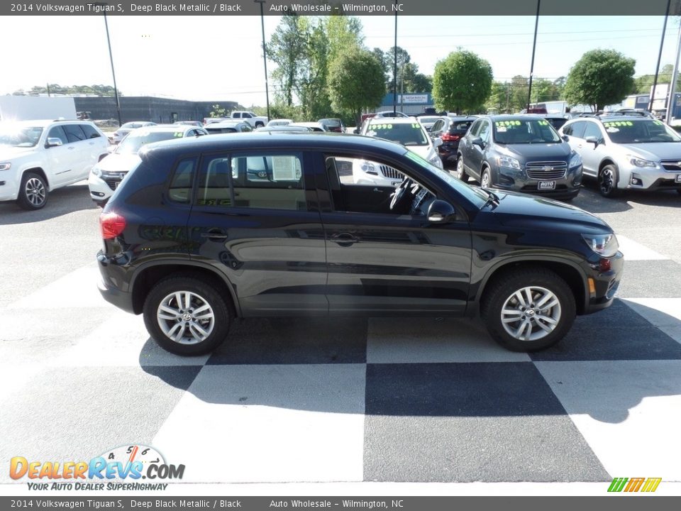 2014 Volkswagen Tiguan S Deep Black Metallic / Black Photo #3