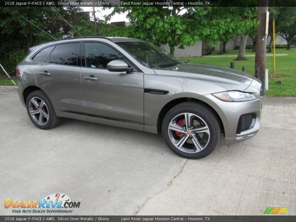 Silicon Silver Metallic 2018 Jaguar F-PACE S AWD Photo #1