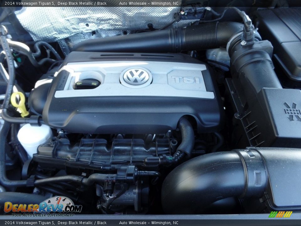 2014 Volkswagen Tiguan S Deep Black Metallic / Black Photo #6