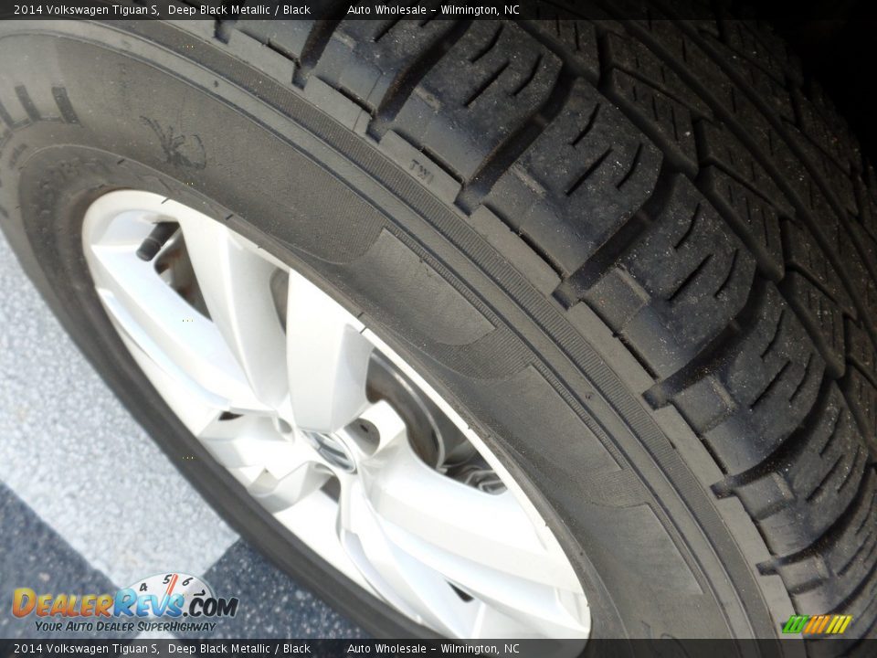 2014 Volkswagen Tiguan S Deep Black Metallic / Black Photo #8