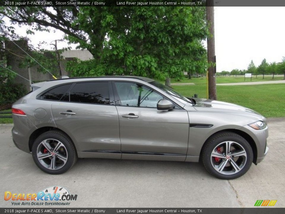 Silicon Silver Metallic 2018 Jaguar F-PACE S AWD Photo #6