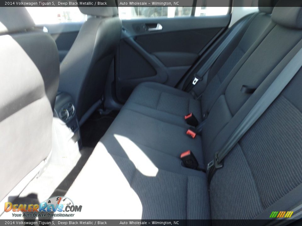 2014 Volkswagen Tiguan S Deep Black Metallic / Black Photo #12