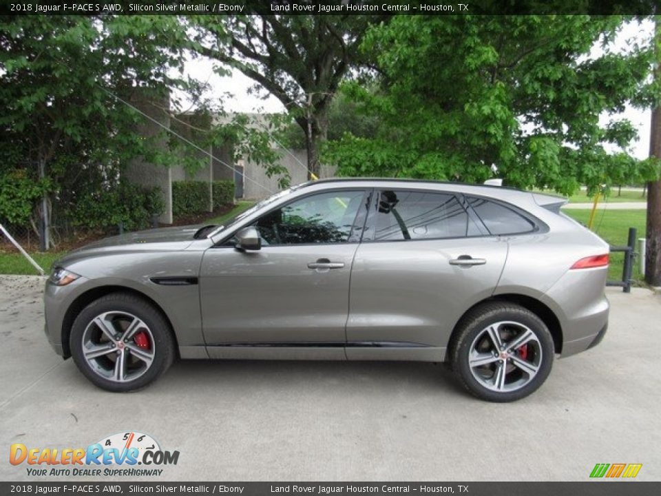 Silicon Silver Metallic 2018 Jaguar F-PACE S AWD Photo #11