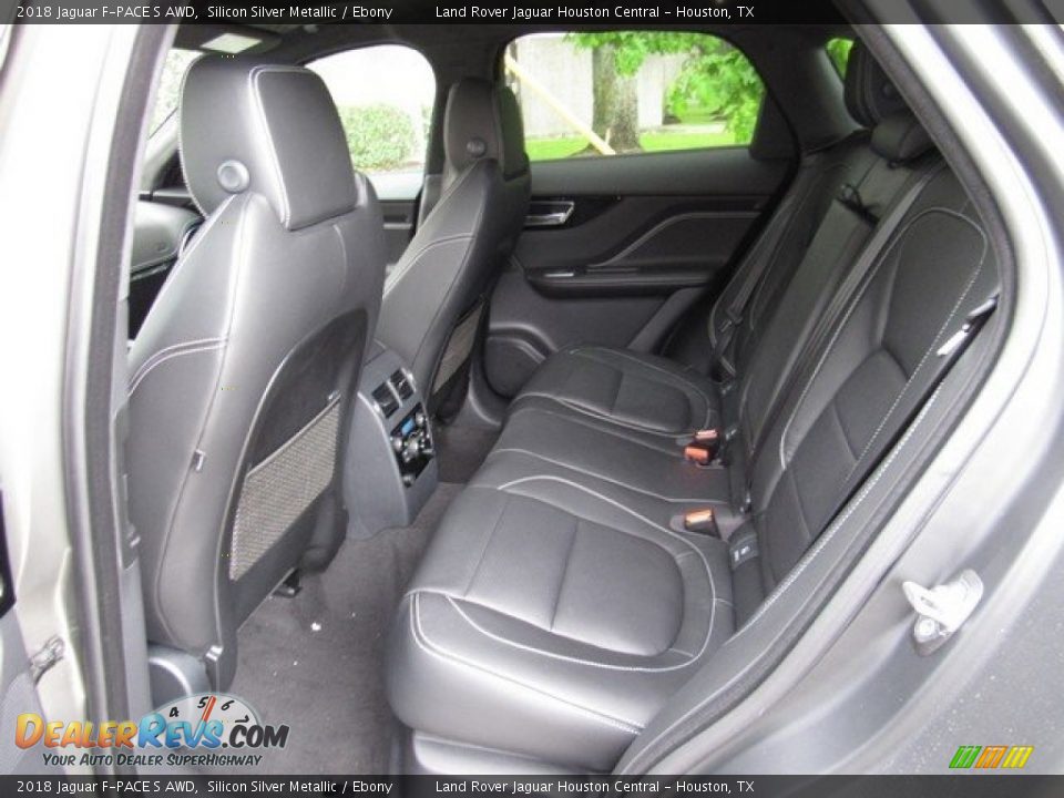 Rear Seat of 2018 Jaguar F-PACE S AWD Photo #13