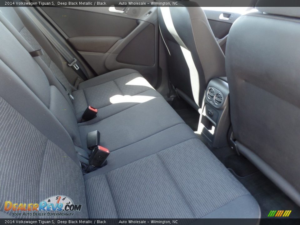 2014 Volkswagen Tiguan S Deep Black Metallic / Black Photo #14