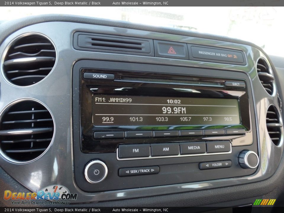 2014 Volkswagen Tiguan S Deep Black Metallic / Black Photo #17