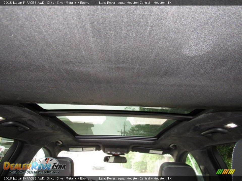 2018 Jaguar F-PACE S AWD Silicon Silver Metallic / Ebony Photo #18