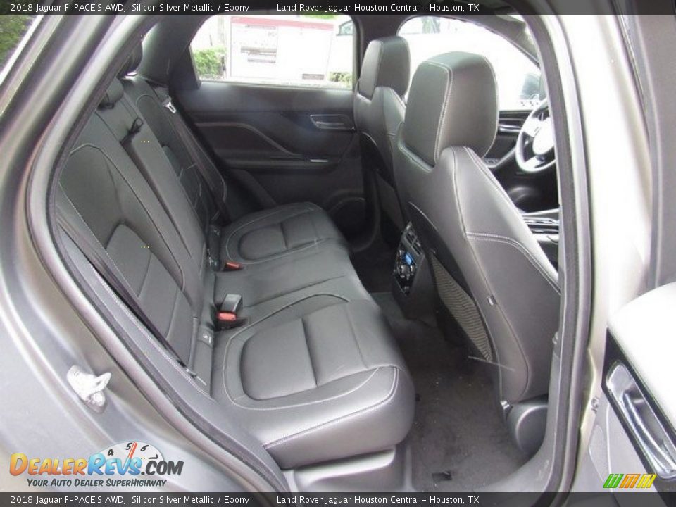 Rear Seat of 2018 Jaguar F-PACE S AWD Photo #19