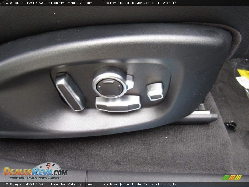 2018 Jaguar F-PACE S AWD Silicon Silver Metallic / Ebony Photo #20