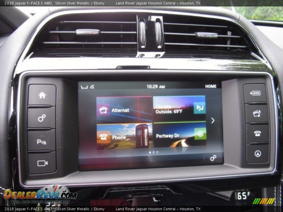 2018 Jaguar F-PACE S AWD Silicon Silver Metallic / Ebony Photo #32