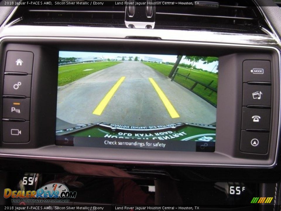 2018 Jaguar F-PACE S AWD Silicon Silver Metallic / Ebony Photo #34