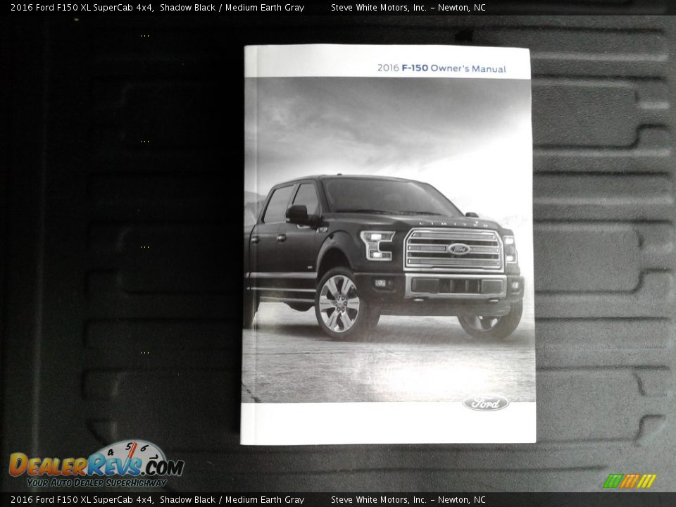 2016 Ford F150 XL SuperCab 4x4 Shadow Black / Medium Earth Gray Photo #26
