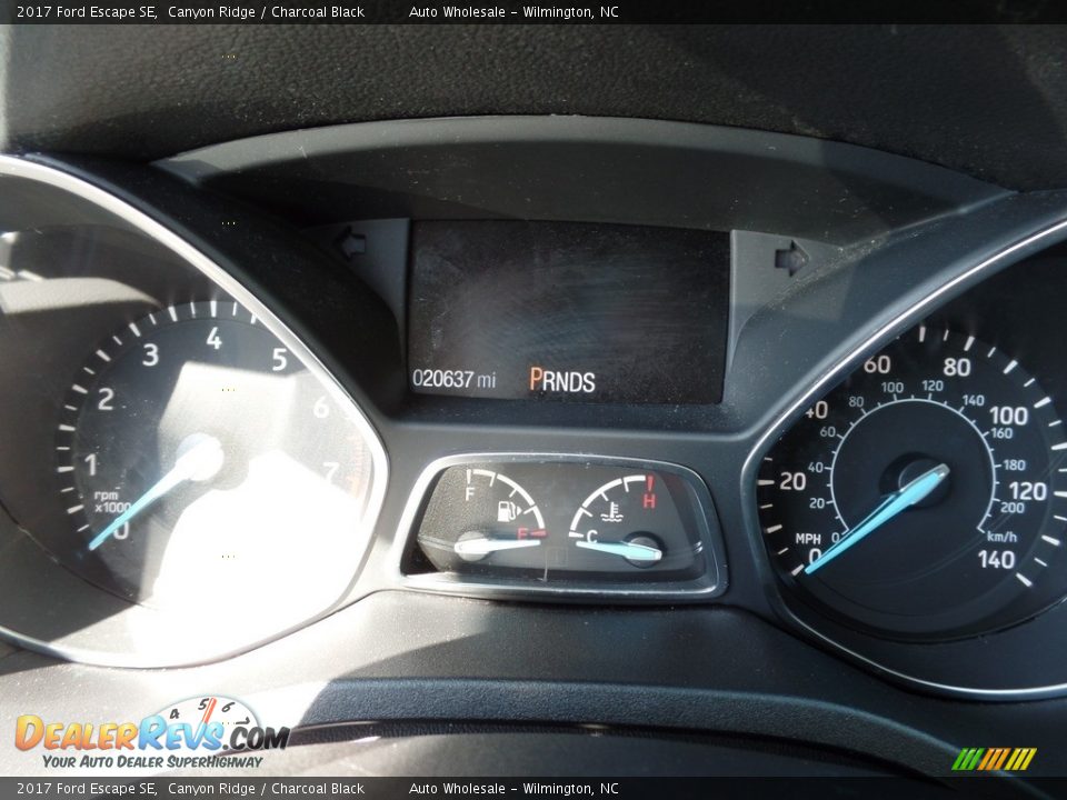 2017 Ford Escape SE Canyon Ridge / Charcoal Black Photo #16