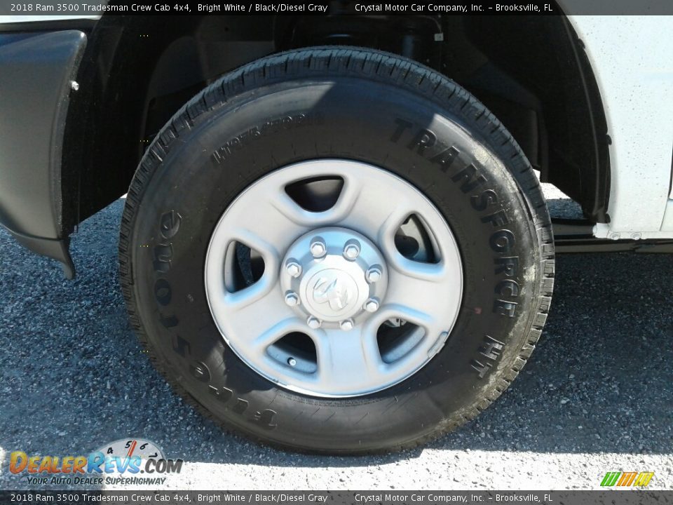 2018 Ram 3500 Tradesman Crew Cab 4x4 Bright White / Black/Diesel Gray Photo #20