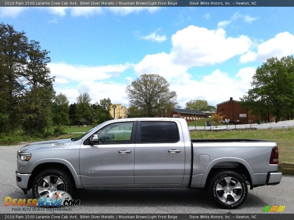 Billett Silver Metallic 2019 Ram 1500 Laramie Crew Cab 4x4 Photo #1