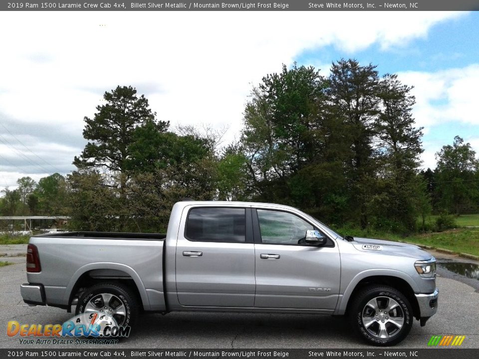 Billett Silver Metallic 2019 Ram 1500 Laramie Crew Cab 4x4 Photo #5